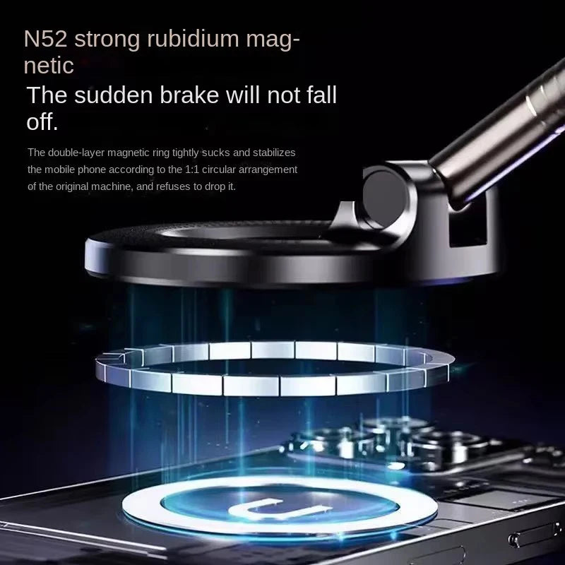 360° Magnetic Vacuum Car Phone Holder