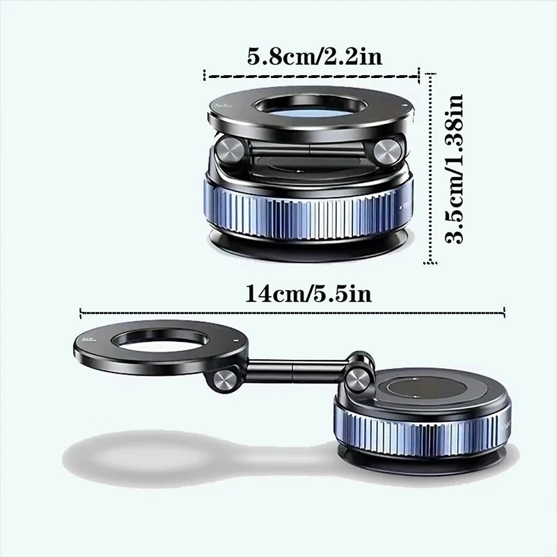 360° Magnetic Vacuum Car Phone Holder