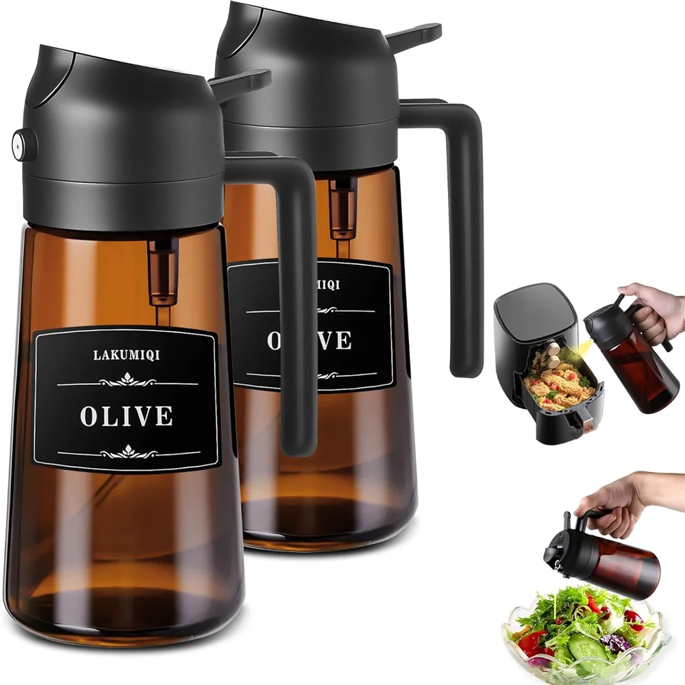 2-in-1 Olive Oil Sprayer – 470ml