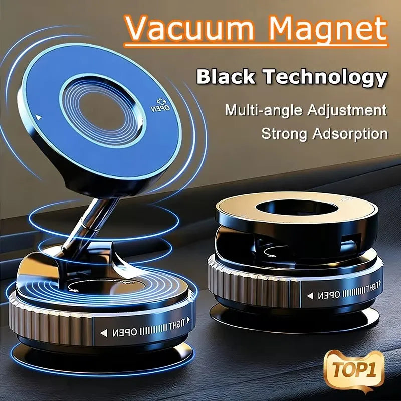 360° Magnetic Vacuum Car Phone Holder