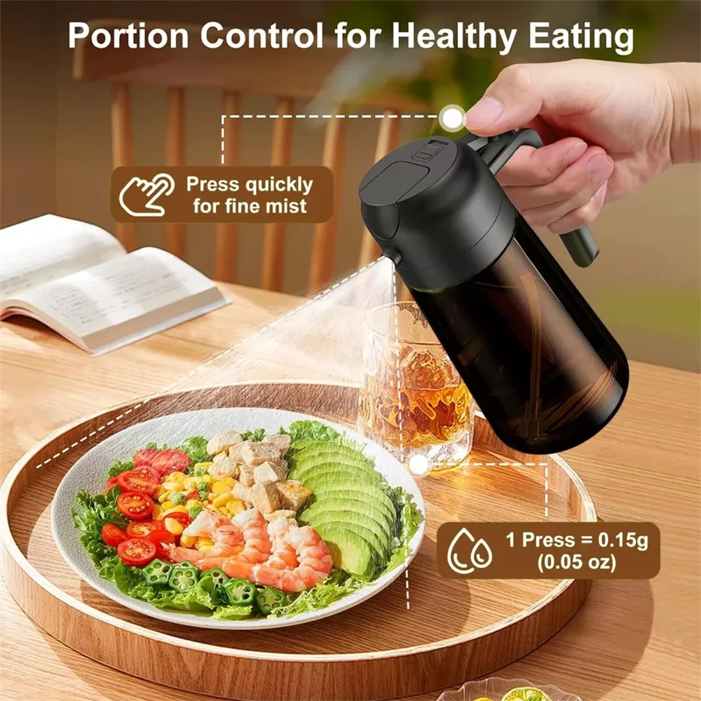 2-in-1 Olive Oil Sprayer – 470ml